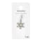 12 Pack: Rhodium Snowflake Charm by Bead Landing™